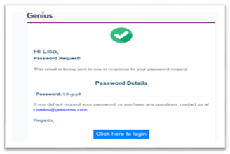 Screenshot of an Example Email