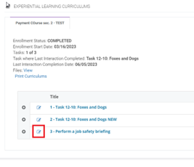 Screenshot of Adding an Interaction