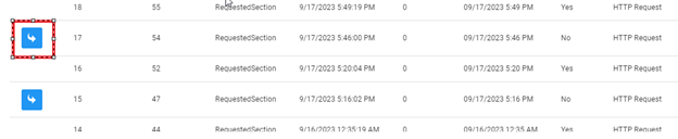 Screenshot of Failed Jobs