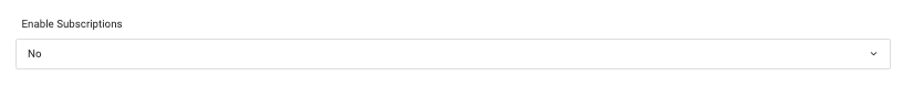 Screenshot of Enabling a Subscription