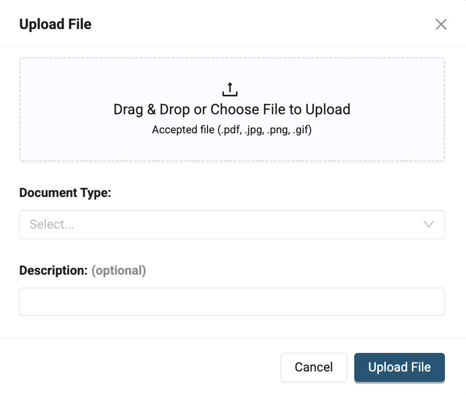 Screenshot of Adding Files as a Learner