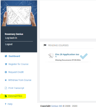 Screenshot Learner Dashboard