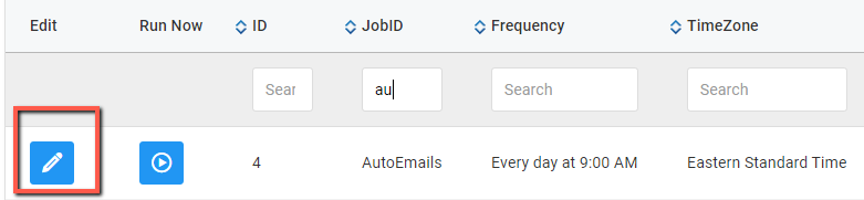 Screenshot of Editing Bulk Email