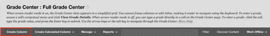 Screenshot Blackboard Learn