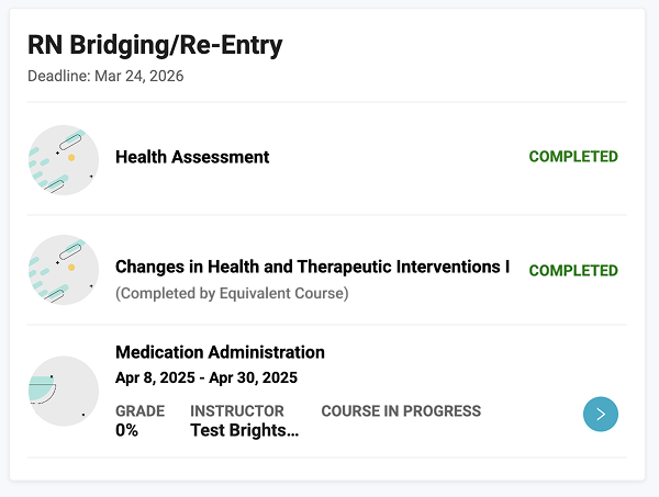 Learning Path with equivalent external course